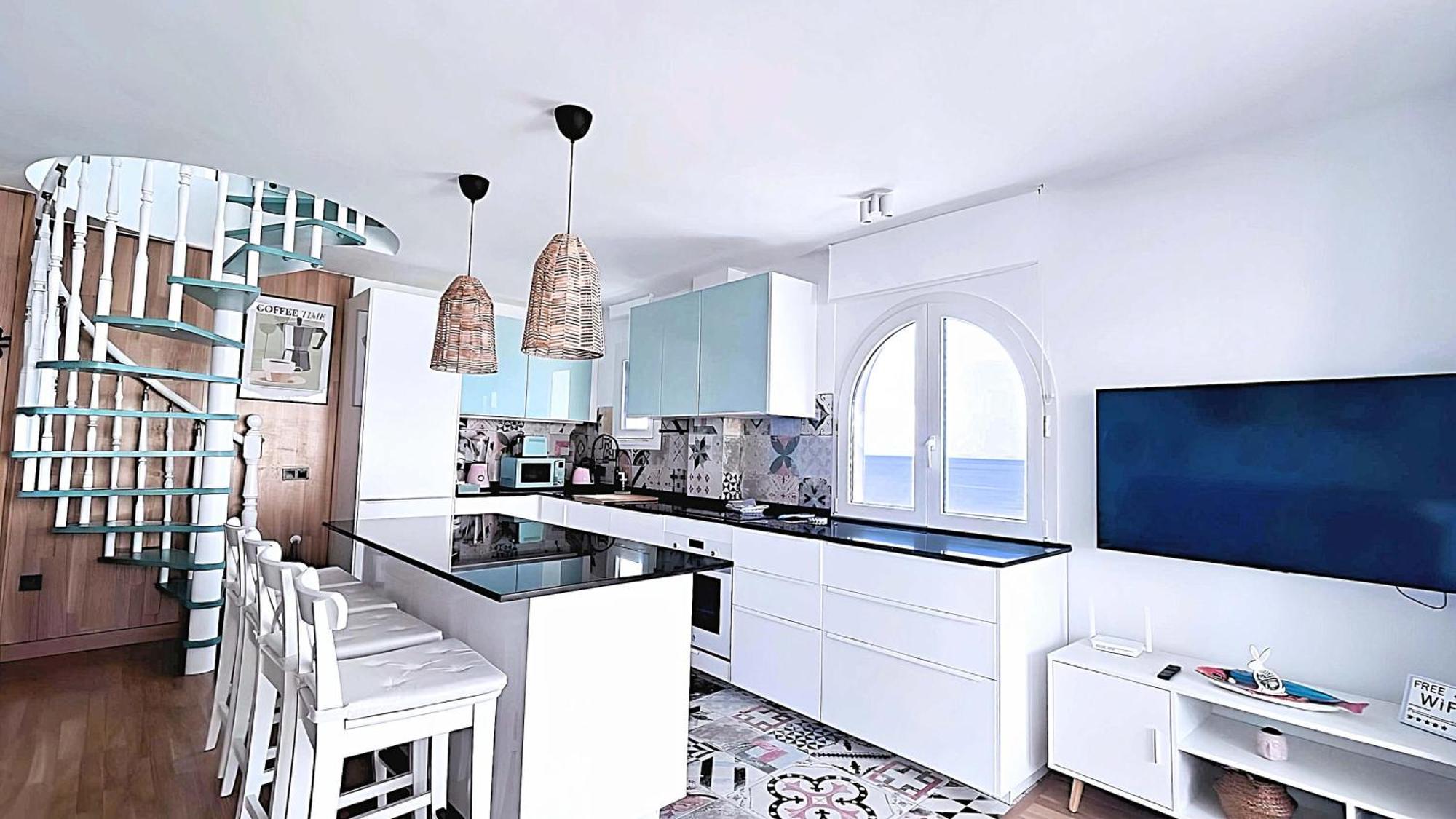 Ferienwohnung Atico De Albaida Duplex Frente Al Mar Morche Exterior foto